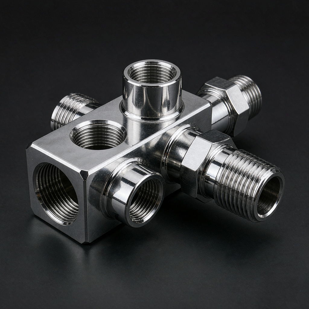Chrome steel gas equipment valve body